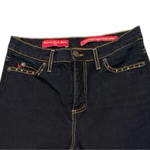 NYDJ Crystal Pocket Bootcut Jeans US 10 Dark Wash Y2K Bling Denim